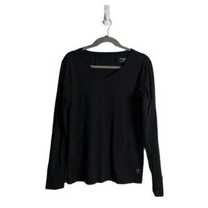 Tuff Athletics Women's Black Performance Wear Long Sleeve Shirt